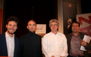 Christian Rabhansl, Holger Michel, Tillmann Bendikowski und Jens Dirksen